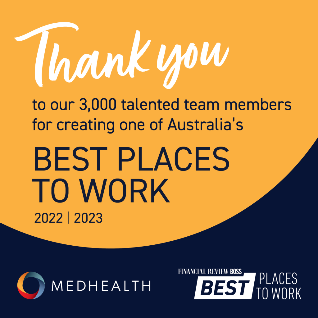 MedHealth named on the AFR BOSS Best Places to Work list for second year running